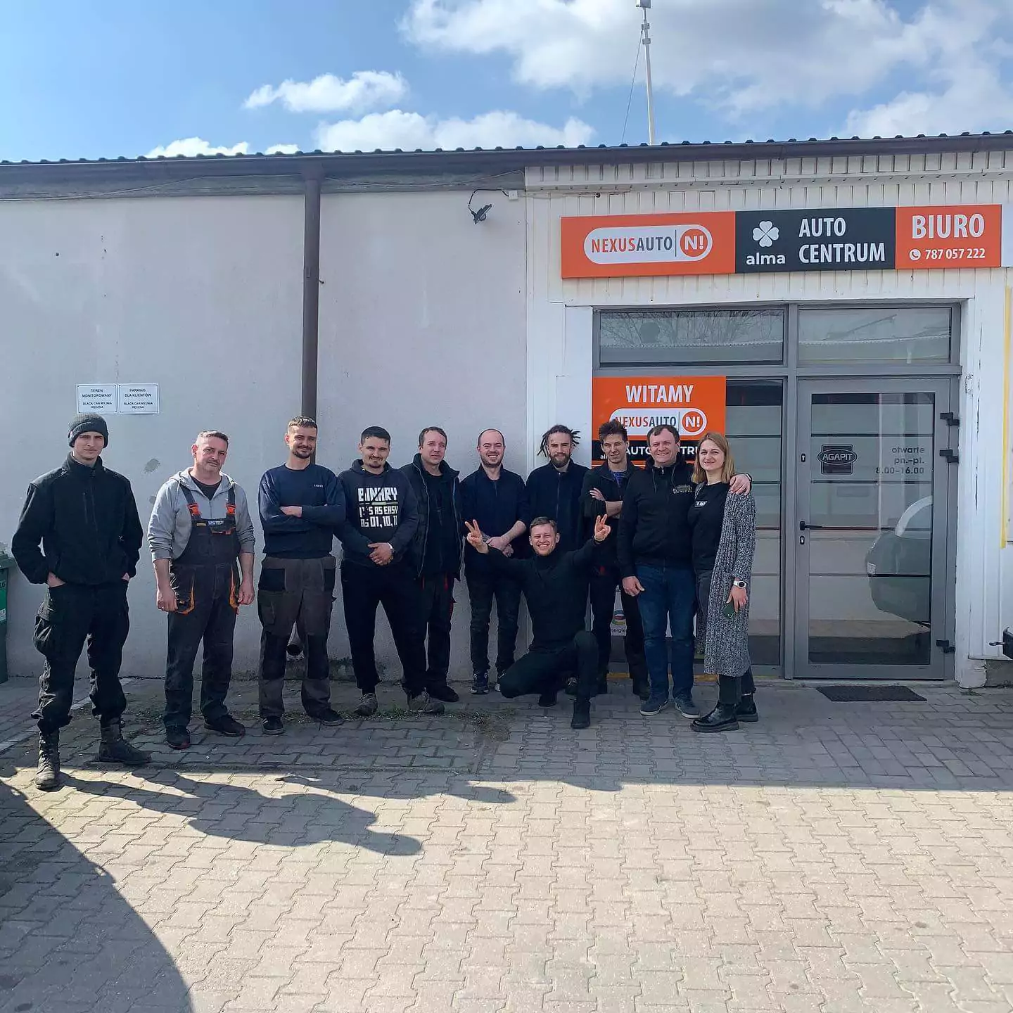 Small part of the Alma Auto team