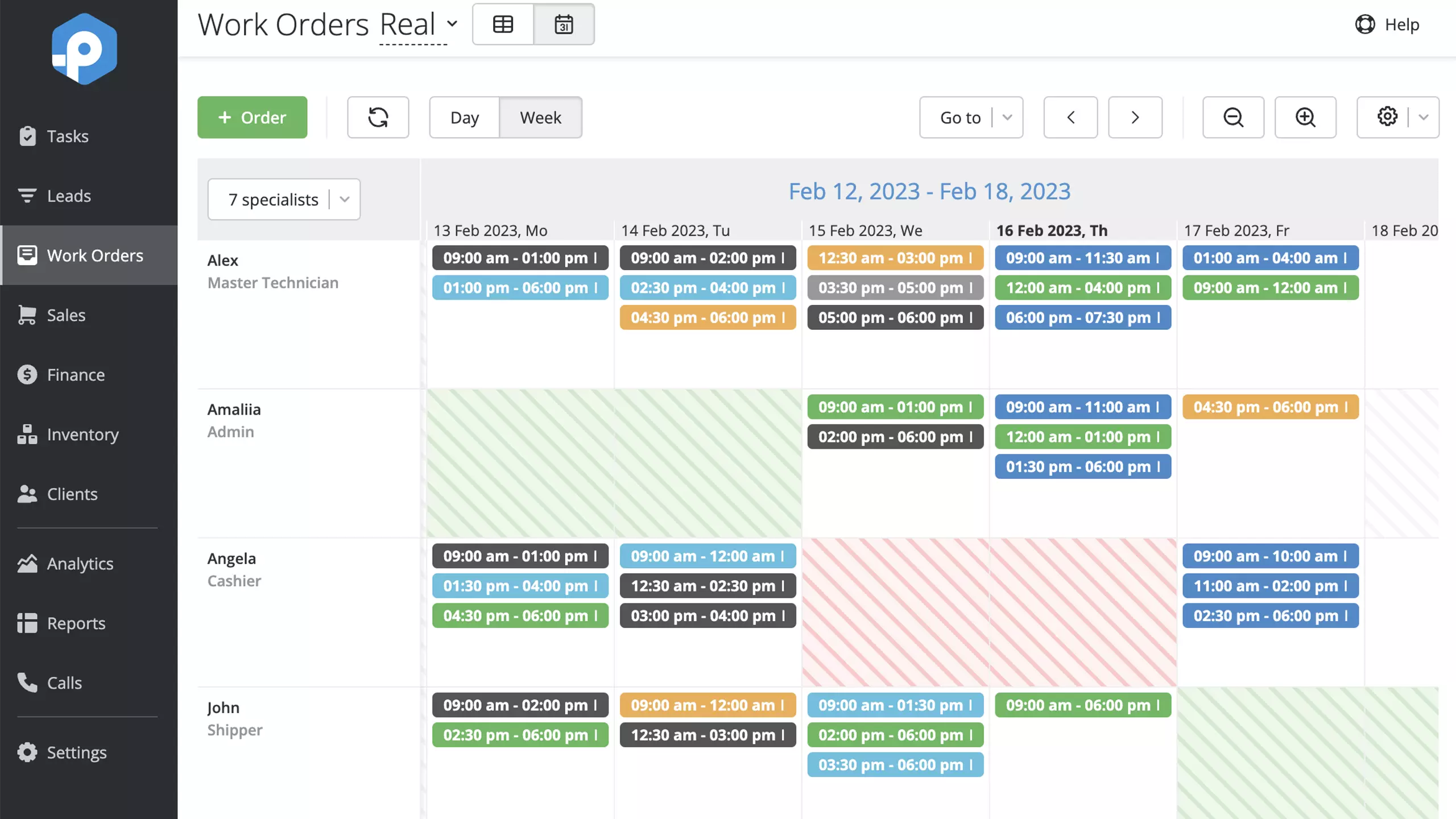 Work Order Scheduler in RemOnline